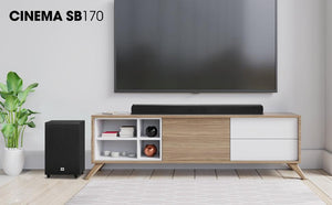 JBL SB170 2.1 Channel Soundbar with wireless subwoofer